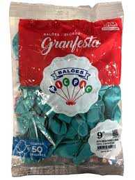 BALAO-LISO-GF-09-AZUL-TURQUESA-PIC-PIC-50-UN